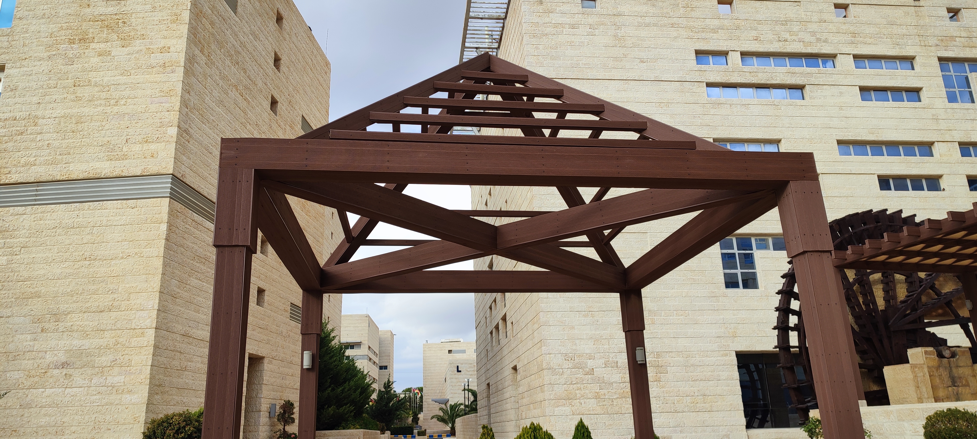 German Jordanian University shaded area